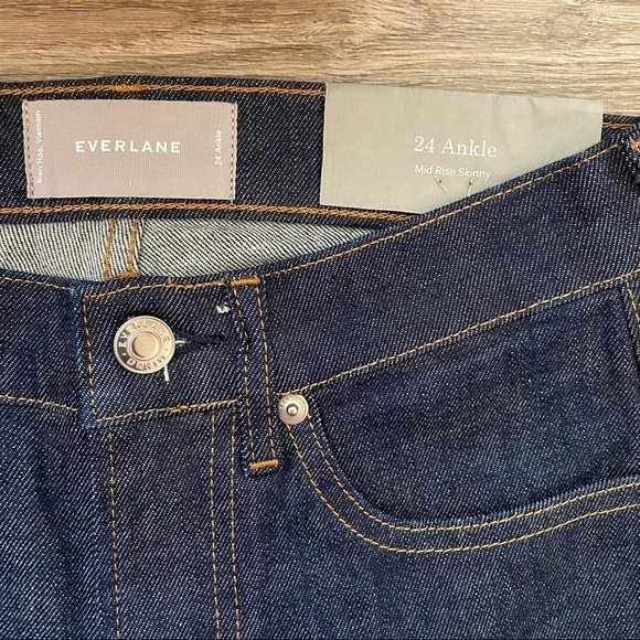 Everlane NWT Mid Rise Skinny Ankle Jeans - Picture 6 of 12
